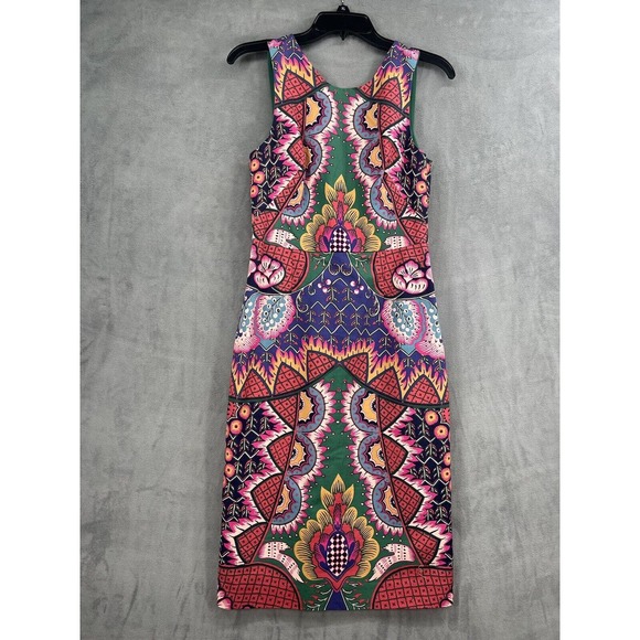 Anthropologie Dresses & Skirts - Anthropologie Maeve Kaleidoscope Column Dress Size 4 Printed Sheath Dress